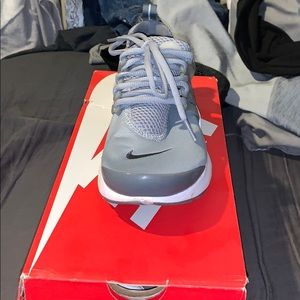 Grey and white nike prestos!